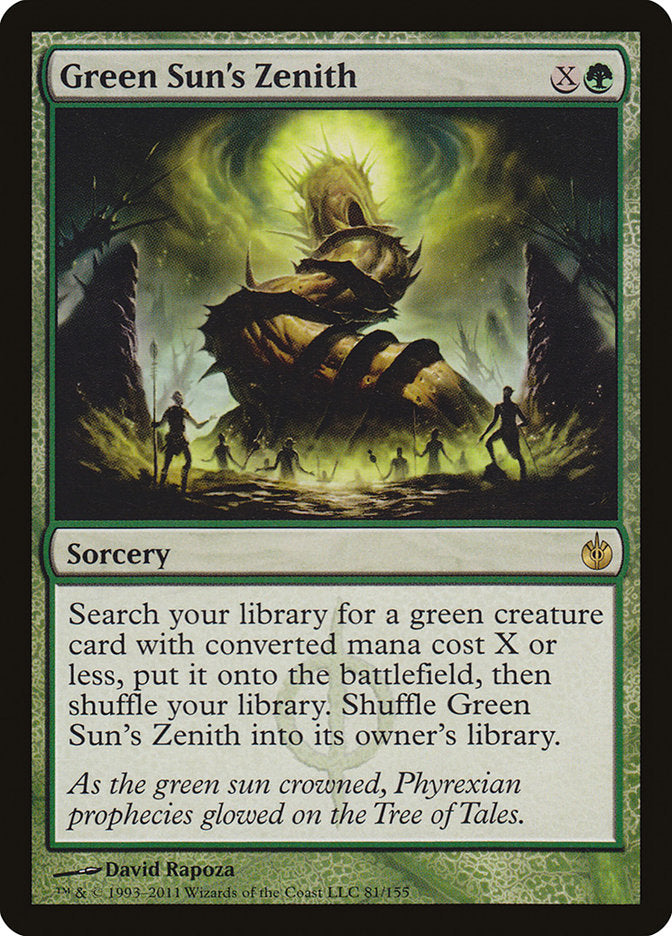 Green Sun's Zenith [Mirrodin Besieged] | Silver Goblin