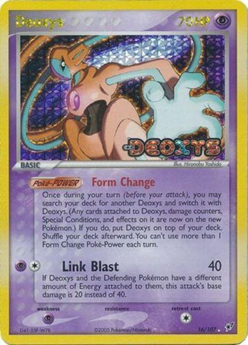 Deoxys (16/107) (Stamped) [EX: Deoxys] | Silver Goblin