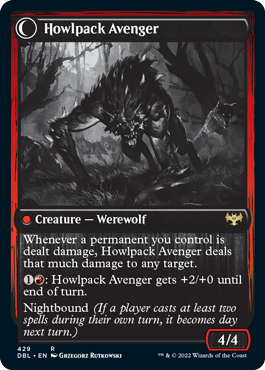 Ill-Tempered Loner // Howlpack Avenger [Innistrad: Double Feature] | Silver Goblin