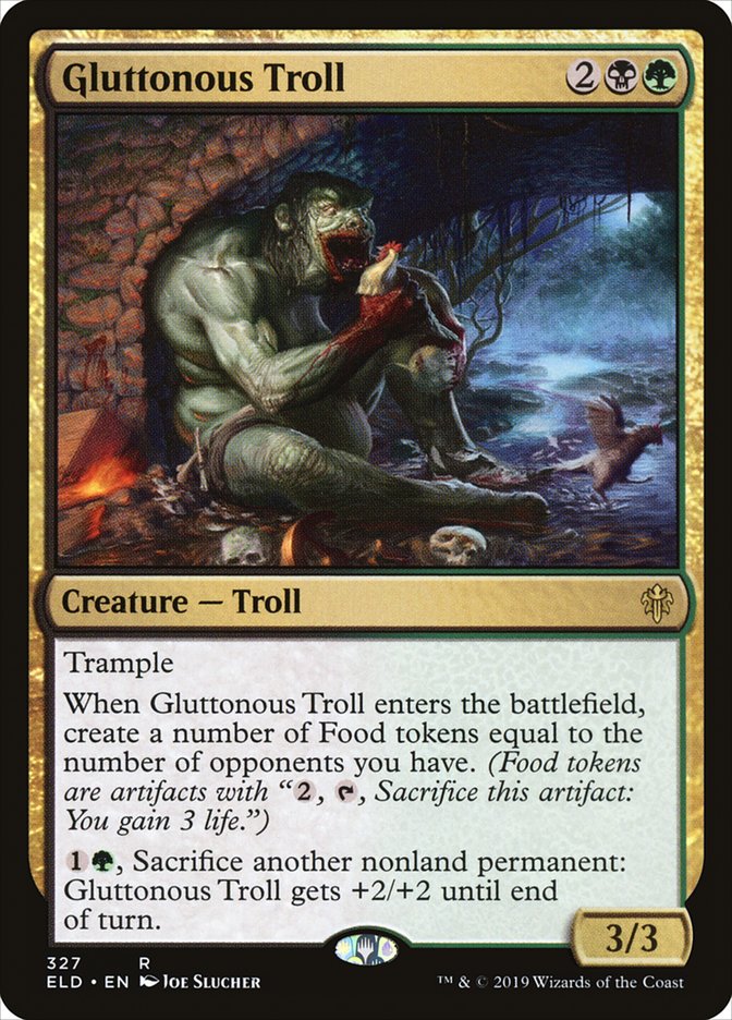 Gluttonous Troll [Throne of Eldraine] | Silver Goblin