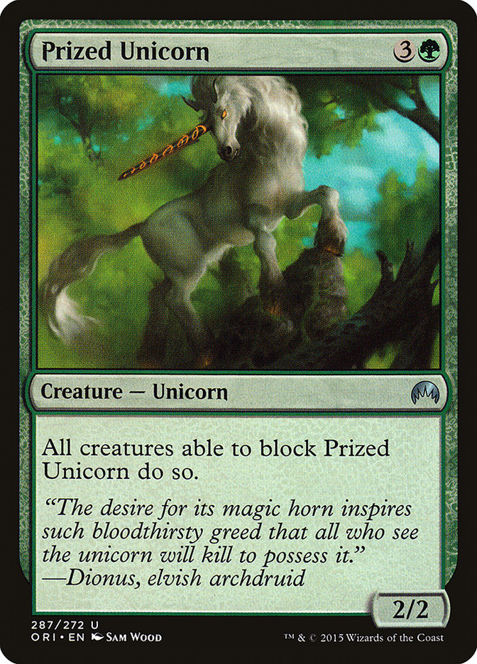 Prized Unicorn [Magic Origins] | Silver Goblin