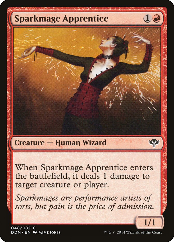 Sparkmage Apprentice [Duel Decks: Speed vs. Cunning] | Silver Goblin