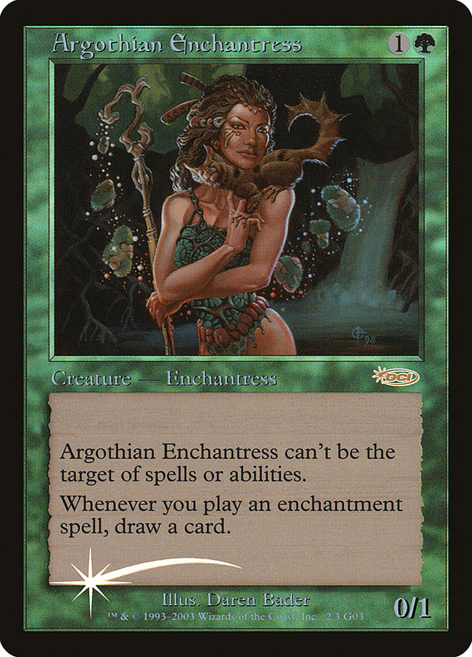 Argothian Enchantress [Judge Gift Cards 2003] | Silver Goblin
