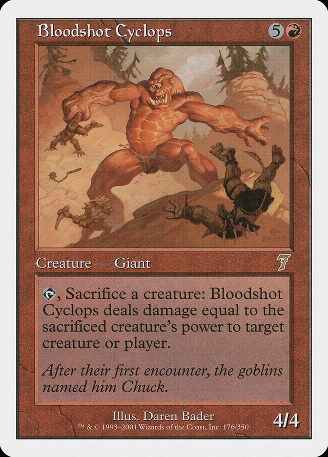 Bloodshot Cyclops [Seventh Edition] | Silver Goblin
