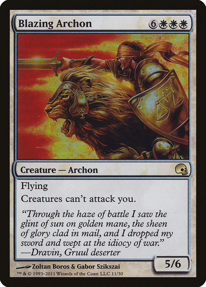 Blazing Archon [Premium Deck Series: Graveborn] | Silver Goblin
