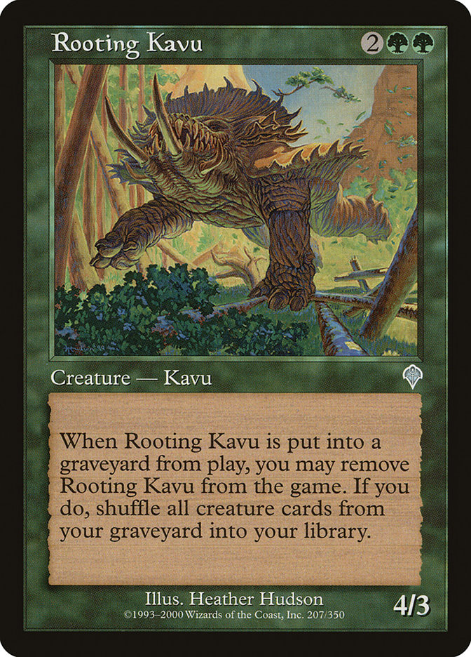 Rooting Kavu [Invasion] | Silver Goblin