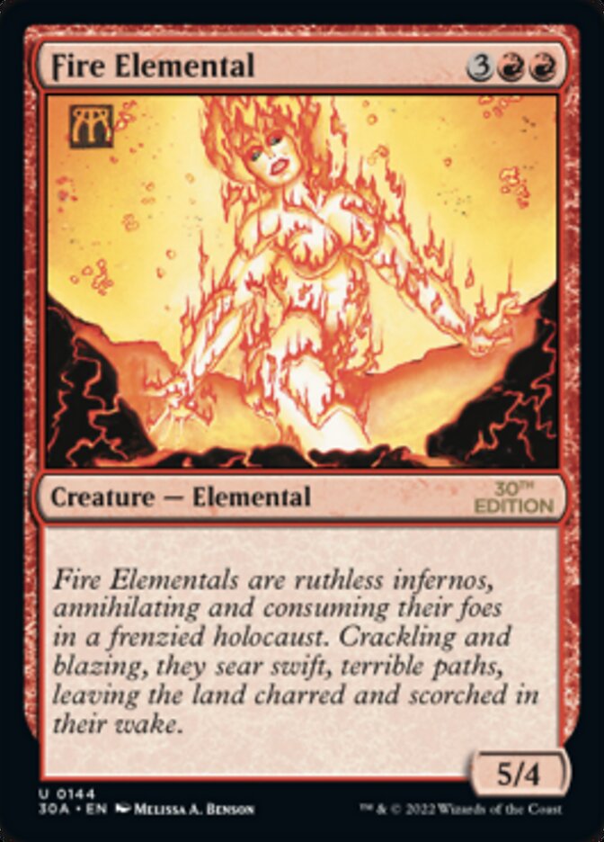 Fire Elemental [30th Anniversary Edition] | Silver Goblin