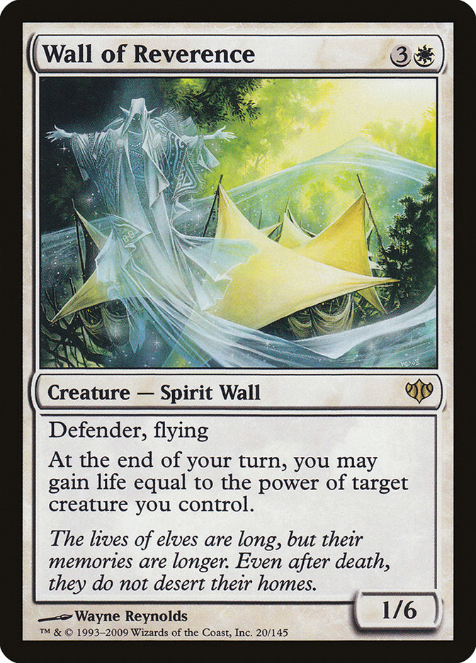 Wall of Reverence [Conflux] | Silver Goblin