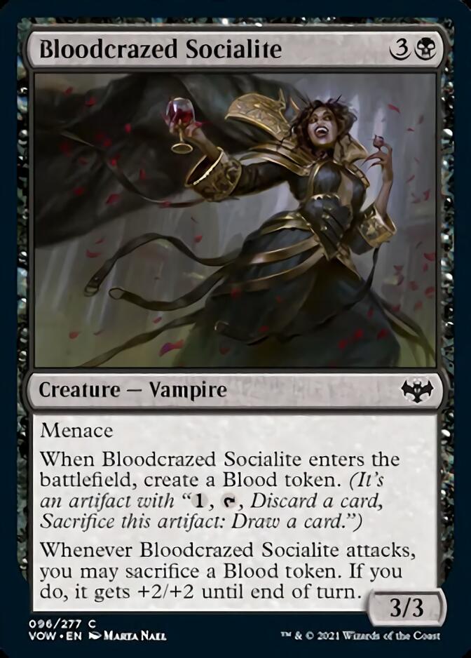 Bloodcrazed Socialite [Innistrad: Crimson Vow] | Silver Goblin