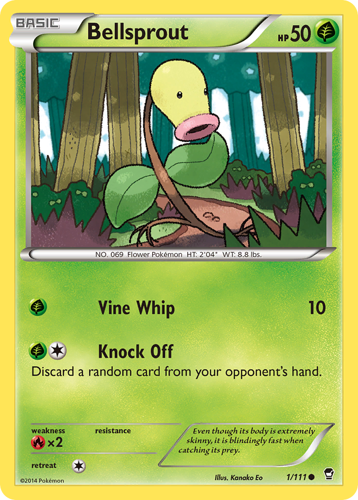 Bellsprout (1/111) [XY: Furious Fists] | Silver Goblin
