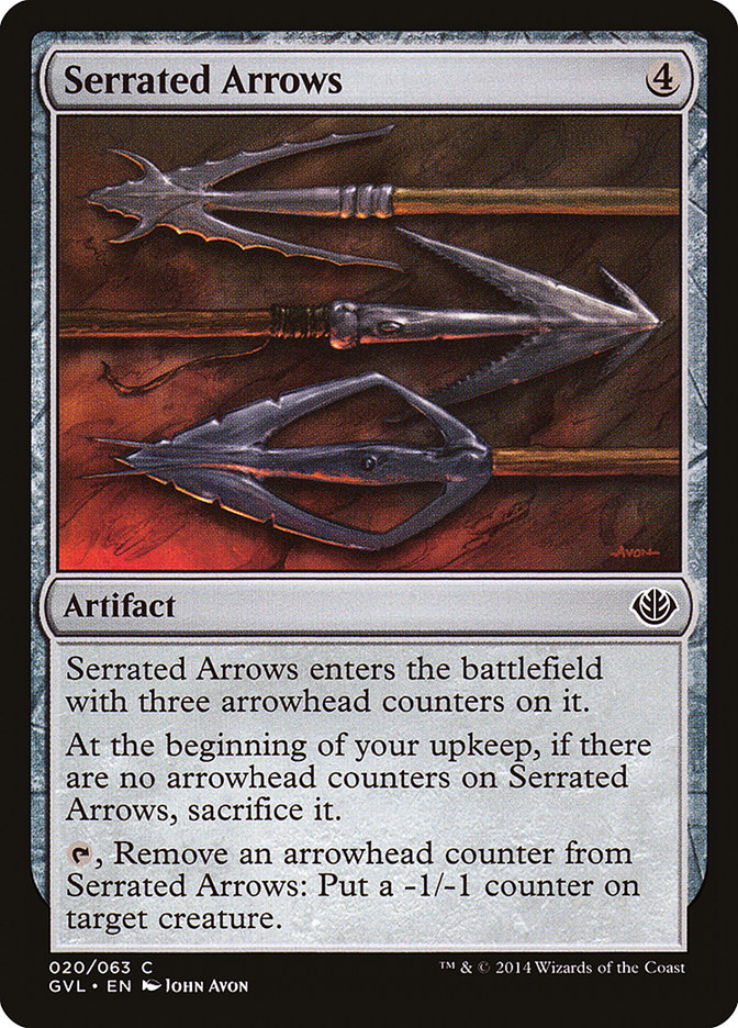 Serrated Arrows (Garruk vs. Liliana) [Duel Decks Anthology] | Silver Goblin