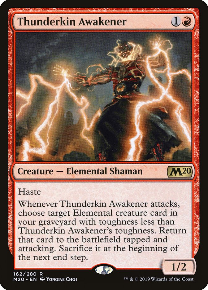 Thunderkin Awakener [Core Set 2020] | Silver Goblin