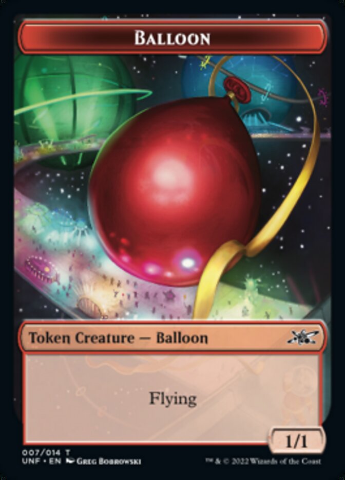 Balloon Token [Unfinity Tokens] | Silver Goblin