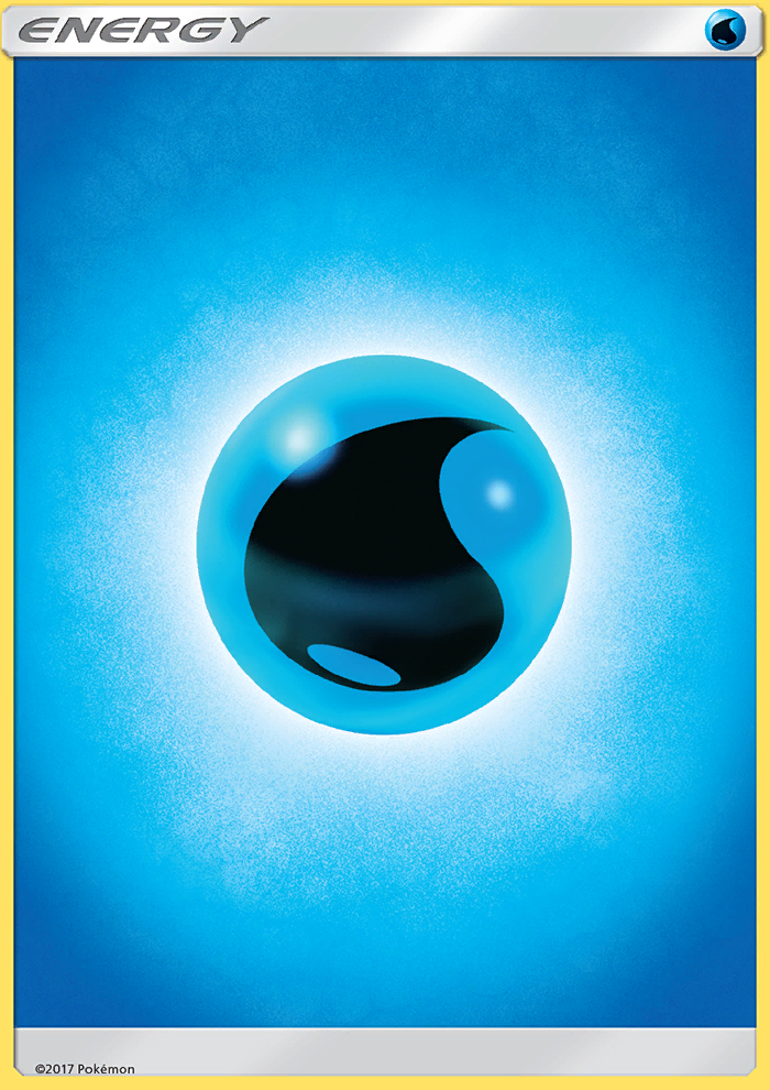 Water Energy [Sun & Moon: Base Set] | Silver Goblin