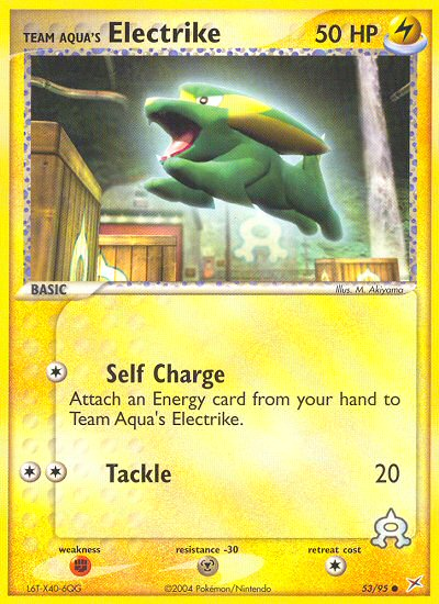 Team Aqua's Electrike (53/95) [EX: Team Magma vs Team Aqua] | Silver Goblin