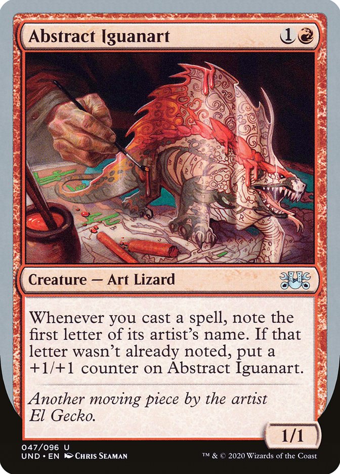 Abstract Iguanart [Unsanctioned] | Silver Goblin