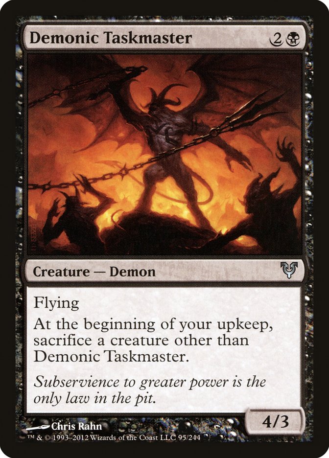 Demonic Taskmaster [Avacyn Restored] | Silver Goblin