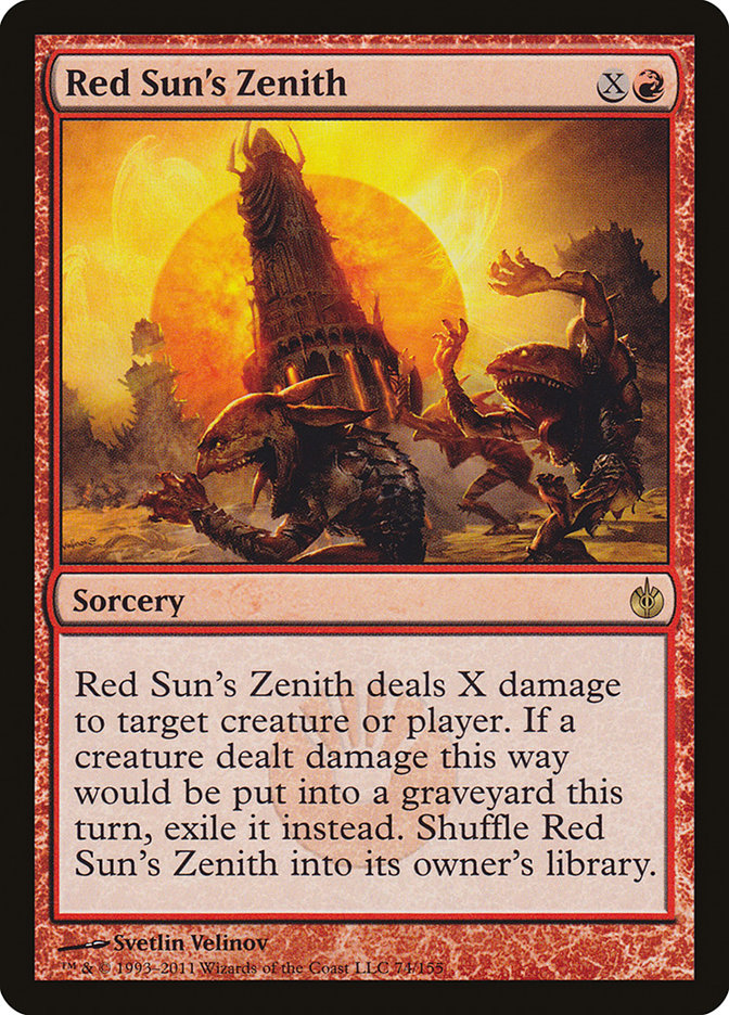 Red Sun's Zenith [Mirrodin Besieged] | Silver Goblin