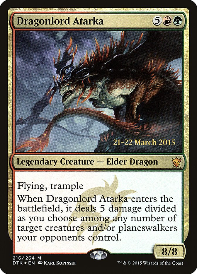 Dragonlord Atarka [Dragons of Tarkir Prerelease Promos] | Silver Goblin