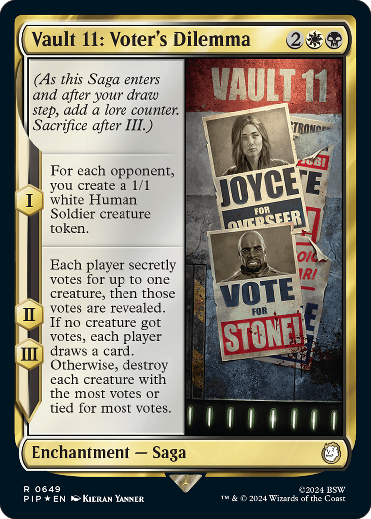 Vault 11: Voter's Dilemna (Surge Foil) [Fallout] | Silver Goblin