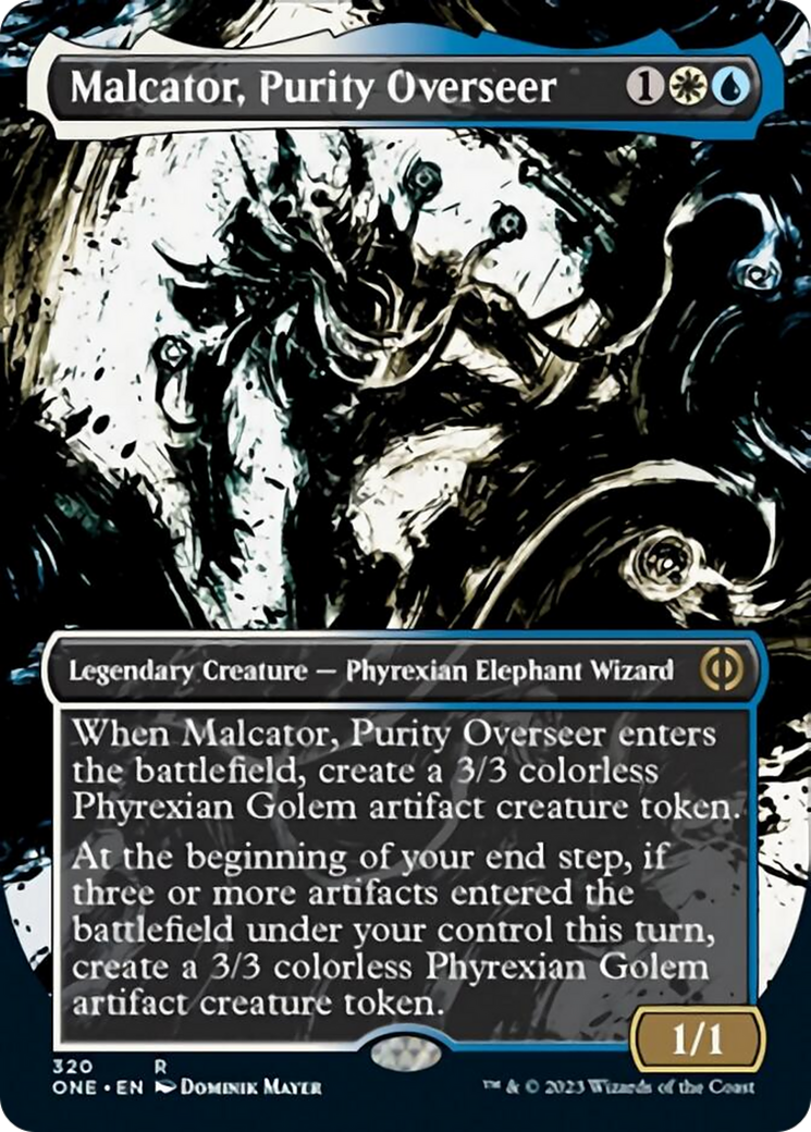 Malcator, Purity Overseer (Borderless Ichor) [Phyrexia: All Will Be One] | Silver Goblin