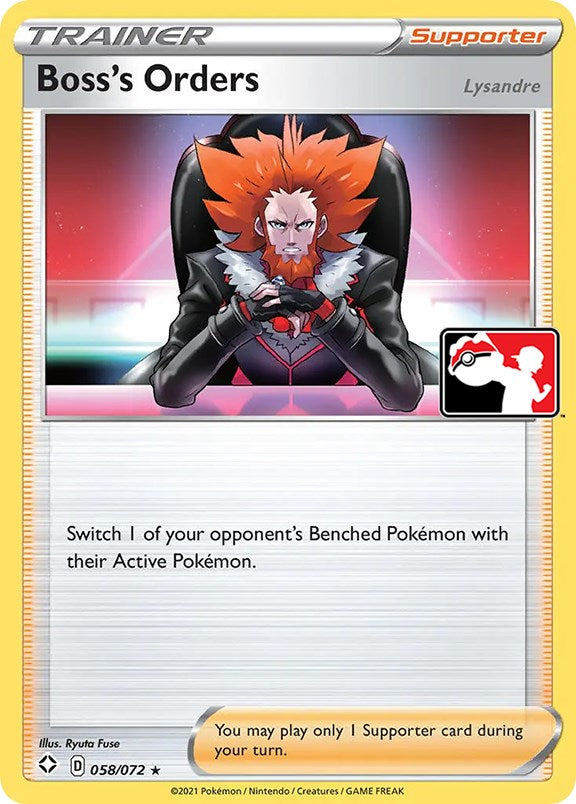 Boss's Orders (058/072) [Prize Pack Series One] | Silver Goblin
