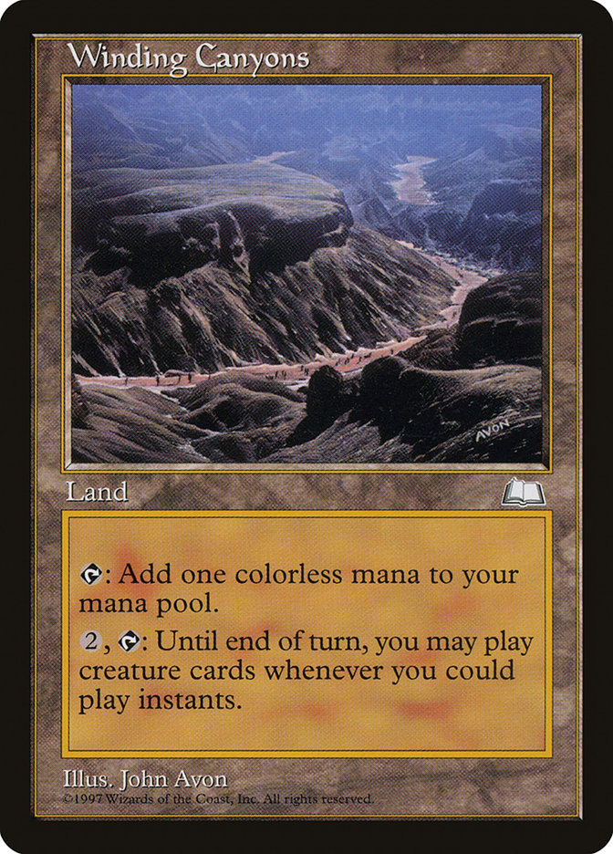 Winding Canyons [Weatherlight] | Silver Goblin