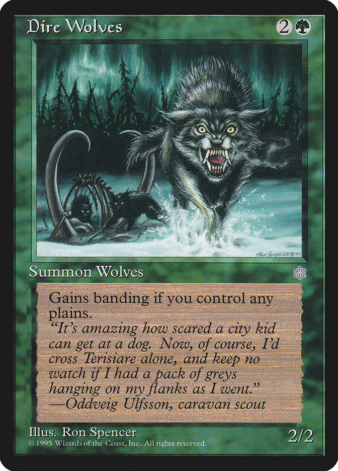 Dire Wolves [Ice Age] | Silver Goblin