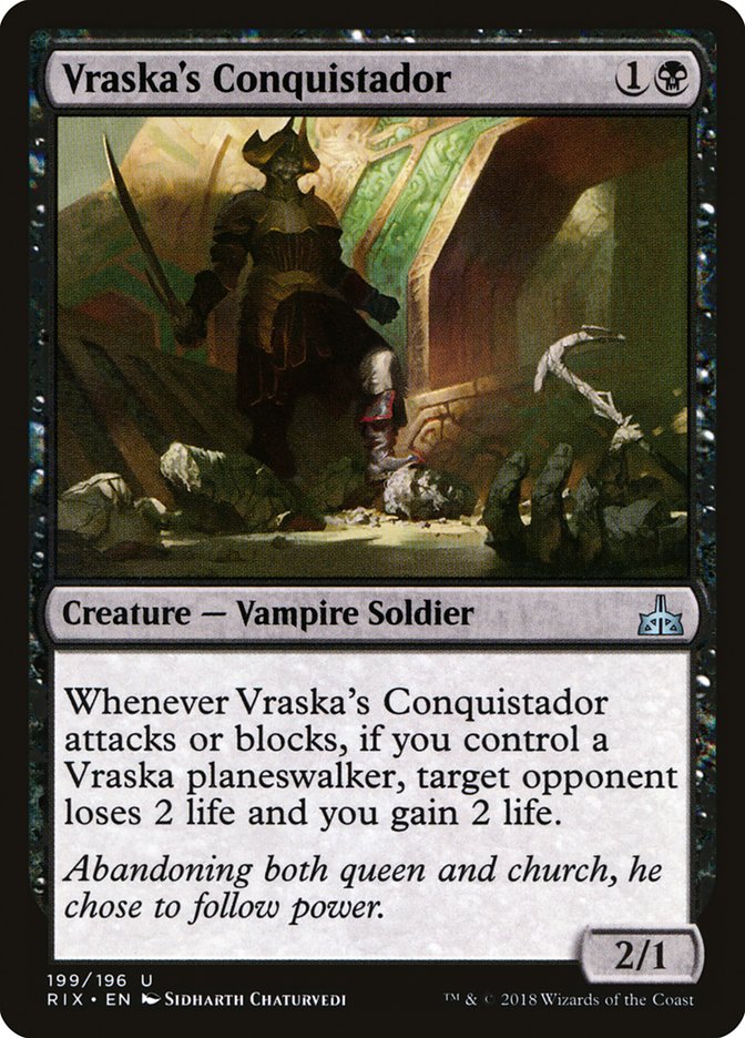 Vraska's Conquistador [Rivals of Ixalan] | Silver Goblin