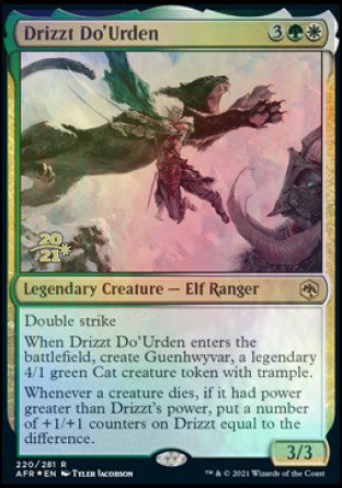 Drizzt Do'Urden [Dungeons & Dragons: Adventures in the Forgotten Realms Prerelease Promos] | Silver Goblin