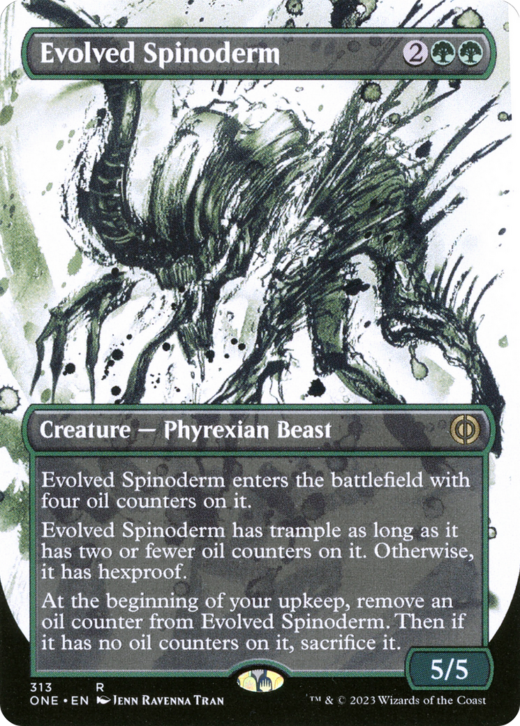 Evolved Spinoderm (Borderless Ichor) [Phyrexia: All Will Be One] | Silver Goblin