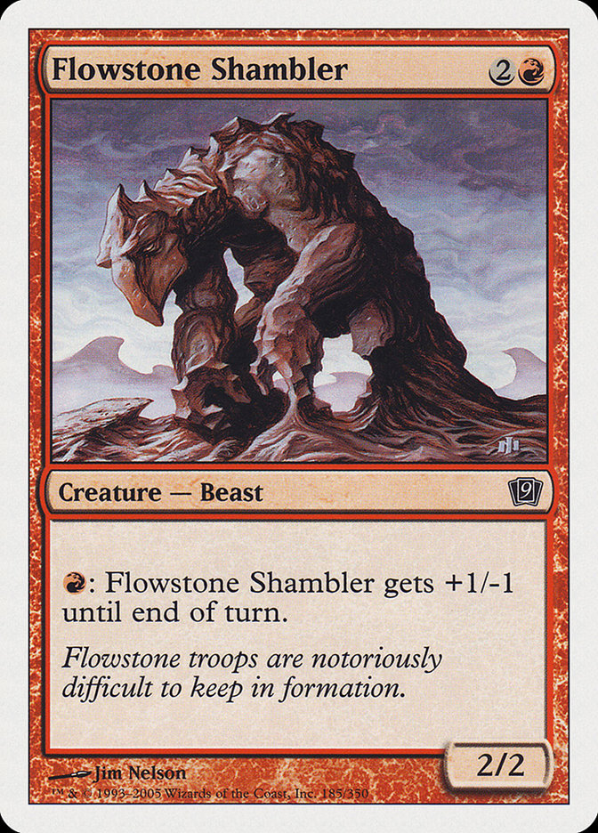 Flowstone Shambler [Ninth Edition] | Silver Goblin
