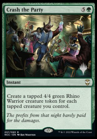 Crash the Party (Promo Pack) [Streets of New Capenna Commander Promos] | Silver Goblin