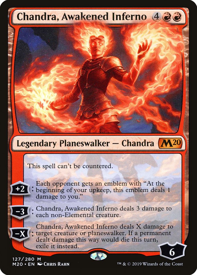 Chandra, Awakened Inferno [Core Set 2020] | Silver Goblin