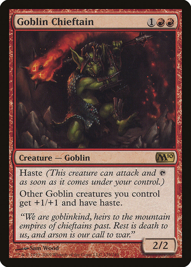 Goblin Chieftain [Magic 2010] | Silver Goblin
