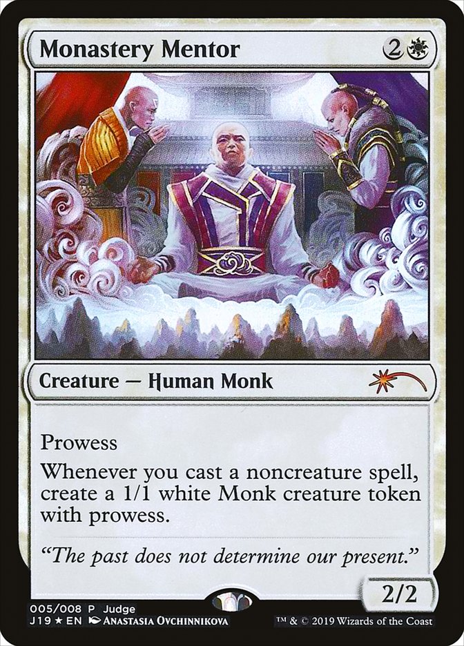 Monastery Mentor [Judge Gift Cards 2019] | Silver Goblin