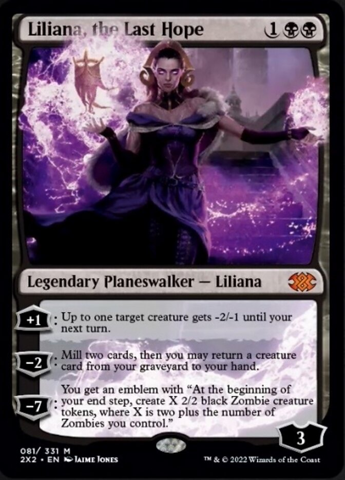 Liliana, the Last Hope [Double Masters 2022] | Silver Goblin