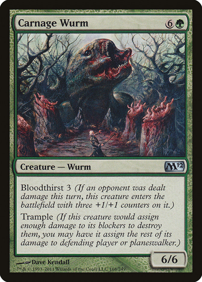 Carnage Wurm [Magic 2012] | Silver Goblin