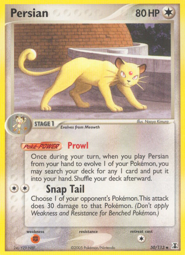 Persian (50/113) [EX: Delta Species] | Silver Goblin