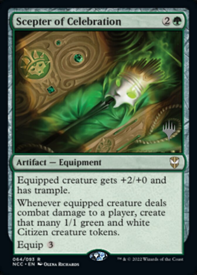Scepter of Celebration (Promo Pack) [Streets of New Capenna Commander Promos] | Silver Goblin