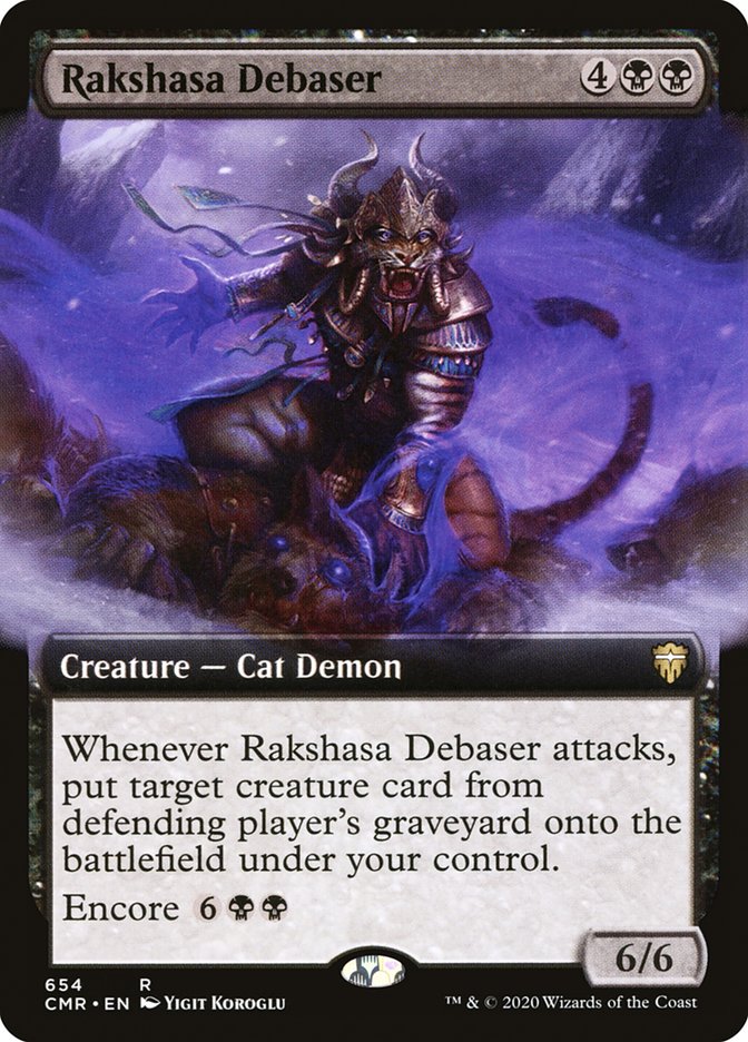 Rakshasa Debaser (Extended Art) [Commander Legends] | Silver Goblin