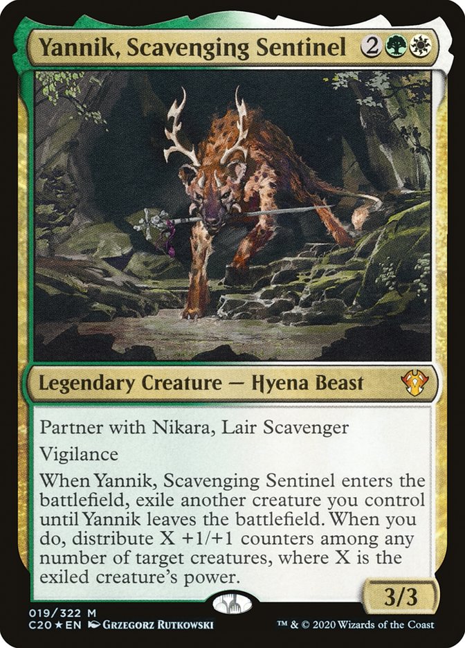 Yannik, Scavenging Sentinel [Commander 2020] | Silver Goblin