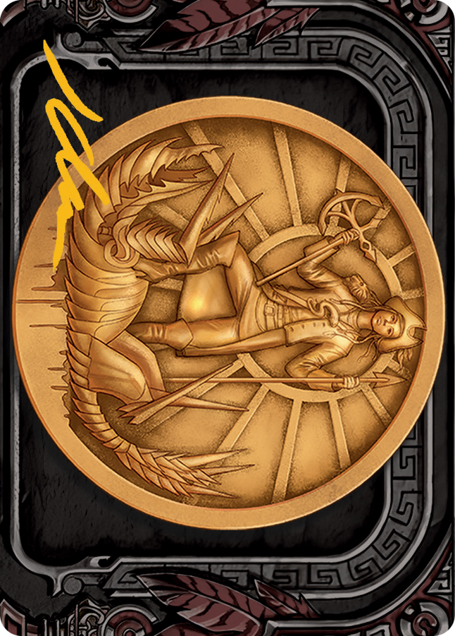 Captain Lannery Storm Art Card (Gold-Stamped Signature) [March of the Machine Art Series] | Silver Goblin
