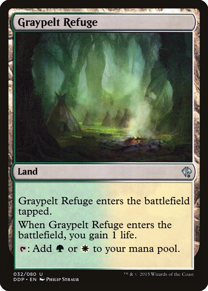 Graypelt Refuge [Duel Decks: Zendikar vs. Eldrazi] | Silver Goblin
