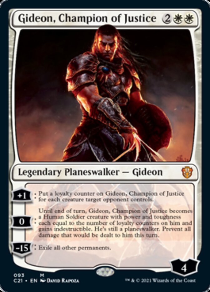 Gideon, Champion of Justice [Commander 2021] | Silver Goblin