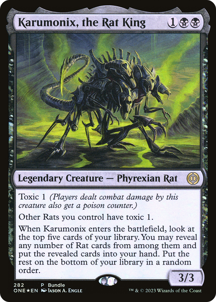 Karumonix, the Rat King (Bundle) [Phyrexia: All Will Be One] | Silver Goblin