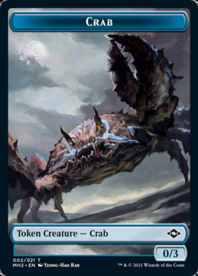 Crab // Treasure (20) Double-Sided Token [Modern Horizons 2 Tokens] | Silver Goblin