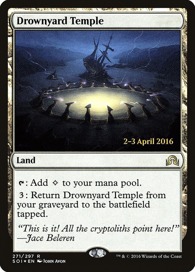 Drownyard Temple [Shadows over Innistrad Prerelease Promos] | Silver Goblin