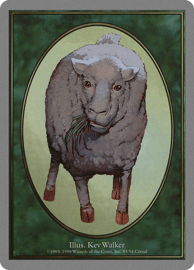 Sheep Token [Unglued Tokens] | Silver Goblin