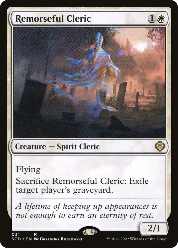 Remorseful Cleric [Starter Commander Decks] | Silver Goblin
